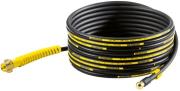 set katharismoy solinon karcher pipe cleaning hose kit 75m for high pressure cleaners 2637 7290 photo