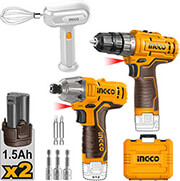 set ergaleia mpatarias 12v li ion set 3 tem ingco cosli240205e photo