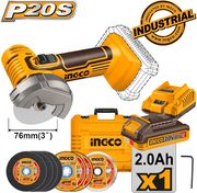 mini troxos kopis mpatarias 76mm 20v li ion ingco cagli76012e photo