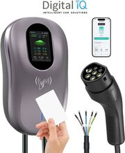 diq ev wch 93222 wall charger type 2 evc02eu22 32a 22kw photo