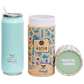 estia 01 9786 coffee flask 500ml save the aegean mpoykali thermos pastel green extra photo 1