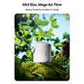 baseus pocketgo portable air pump mini inflator stellar white extra photo 7