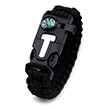 hunter paracord bracelet 23cm black photo