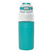 thermos tahoe chugger water bottle 36 oz 1065ml igloo 41452 clear aqua photo