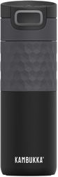 thermos kambukka etna stainless steel thermos 3 in 1 snap clean 500ml black photo