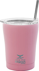 estia 01 12472 coffee mug save the aegean 350ml potiri thermos me kalamaki baby pink photo
