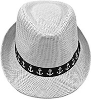 kapelo kaboyraki aspro me sxedio agkyres 29cm photo