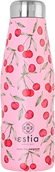 estia 01 16647 travel flask save the aegean mpoykali thermos cherry rose 500ml photo