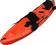 kayak captain ii 2thesio 380x80x345cm seastar 28144 portokali photo
