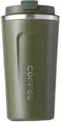 coffee mug anoxeidoto atsali me diplo toixoma 510ml prasino photo