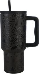 estia thermos straw tumbler xl sta 900ml noir echo 01 32098 photo