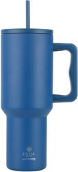 estia thermos straw tumbler xl sta 1200ml denim blue 01 32234 photo