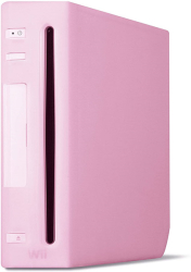 speedlinksl 3450 tpi console secure skin for wii transparent pink photo