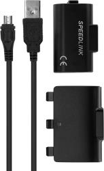 speedlink sl 2510 bk pulse play charge power kit for xbox one black photo