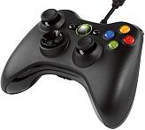 xbox360 wired controller for windows black photo