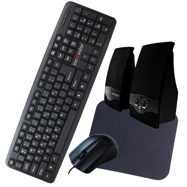 Innovator Keyboard + Mouse + Speakers + Mousepad Πληκτρολογιο (PER